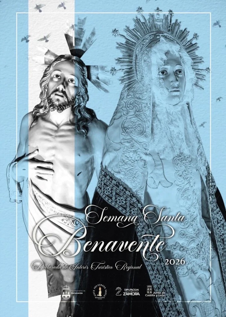 Cartel oficial de la Semana Santa de Benavente 2026